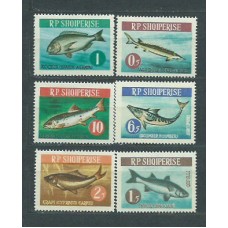 Albania Correo 1964 Yvert 671/6 Mnh ** Fauna Peces