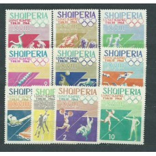 Albania Correo 1964 Yvert 707/16 Mng (*) Deportes Juegos Olimpicos de Tokyo