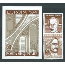 Tema Europa 1994 Albania Yvert 2308/9+H,77 ** Mnh