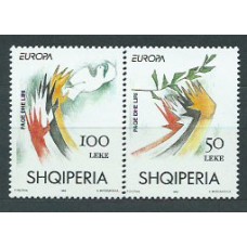 Tema Europa 1995 Albania Yvert 2327/8 ** Mnh