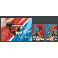 Tema Europa 2006 Albania Yvert 2832/3+H,125 ** Mnh