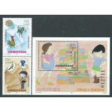 Tema Europa 2010 Albania Yvert 3023/4+H.138 ** Mnh