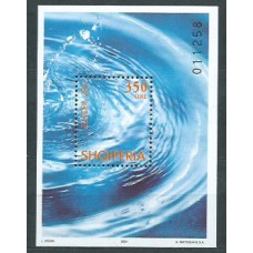 Tema Europa 2001 Albania Yvert Hoja 101 ** Mnh