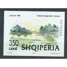 Tema Europa 1999 Albania Yvert Hoja 92 ** Mnh