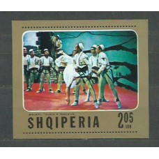 Albania Hojas 1976 Yvert 37 ** Mnh Ballet Musical