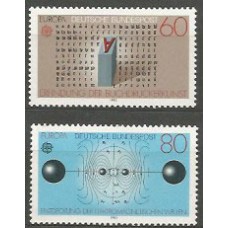 Tema Europa 1983 Alemania Yvert 1007/8 ** Mnh