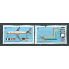 Tema Europa 1988 Alemania Yvert 1199/200 ** Mnh