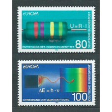 Tema Europa 1994 Alemania Yvert 1561/2 ** Mnh