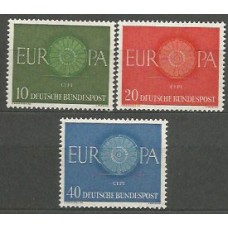 Tema Europa 1960 Alemania Yvert 210/2 ** Mnh