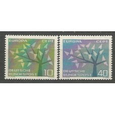 Tema Europa 1962 Alemania Yvert 255/6 ** Mnh