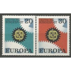 Tema Europa 1967 Alemania Yvert 398/9 ** Mnh
