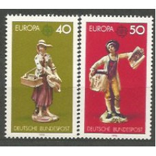 Tema Europa 1976 Alemania Yvert 739/40 ** Mnh