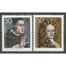 Tema Europa 1980 Alemania Yvert 893/4 ** Mnh