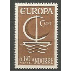 Tema Europa 1966 Andorra Francesa Yvert 178 ** Mnh