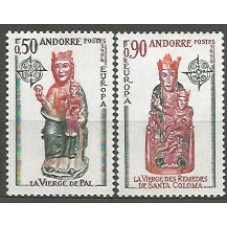 Tema Europa 1974 Andorra Francesa Yvert 237/8 ** Mnh