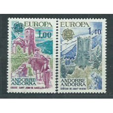 Tema Europa 1977 Andorra Francesa Yvert 261/2 ** Mnh