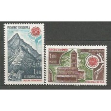 Tema Europa 1978 Andorra Francesa Yvert 269/70 ** Mnh