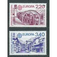 Tema Europa 1987 Andorra Francesa Yvert 358/9 ** Mnh