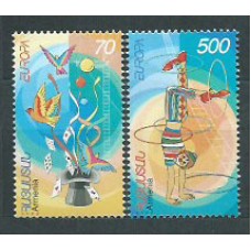 Tema Europa 2002 Armenia Yvert 419/20 ** Mnh