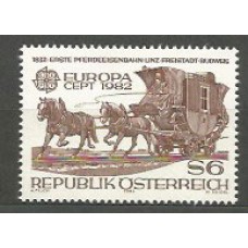 Tema Europa 1982 Austria Yvert 1541 ** Mnh