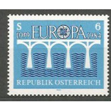 Tema Europa 1984 Austria Yvert 1601 ** Mnh