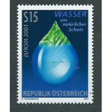 Tema Europa 2001 Austria Yvert 2176 ** Mnh