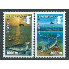 Tema Europa 2001 Azerbaijan Yvert 417/8 ** Mnh
