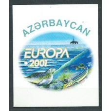 Tema Europa 2001 Azerbaijan Yvert 417a Carnet ** Mnh