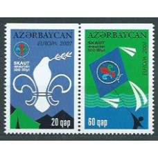 Tema Europa 2007 Azerbaijan Yvert 580/1a ** Mnh
