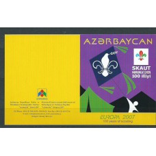 Tema Europa 2007 Azerbaijan Yvert 580a Carnet ** Mnh