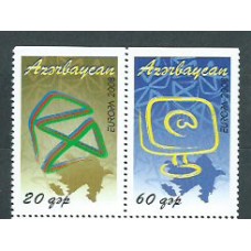 Tema Europa 2008 Azerbaijan Yvert 611/2a ** Mnh