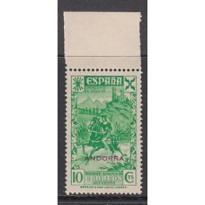 Andorra Española Sueltos Beneficencia Edifil 2 ** Mnh