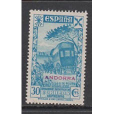 Andorra Española Sueltos Beneficencia Edifil 3 ** Mnh