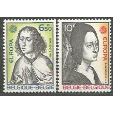 Tema Europa 1975 Belgica Yvert 1757/8 ** Mnh