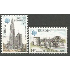 Tema Europa 1978 Belgica Yvert 1886/7 ** Mnh