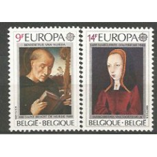 Tema Europa 1980 Belgica Yvert 1970/1 ** Mnh