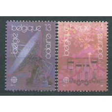 Tema Europa 1988 Belgica Yvert 2283/4 ** Mnh