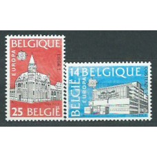 Tema Europa 1990 Belgica Yvert 2367/8 ** Mnh