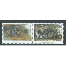 Tema Europa 1997 Belgica Yvert 2694/5 ** Mnh