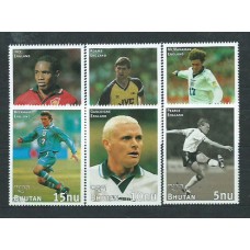 Bhutan - Correo Yvert 1235/40 ** Mnh  Fútbol