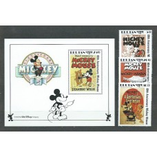 Bhutan - Correo Yvert 826/8+Hb 166 ** Mnh  Walt Disney