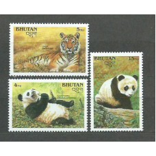 Bhutan - Correo Yvert 940/2 ** Mnh  Fauna