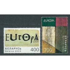 Tema Europa 2003 Bielorusia Yvert 451/2 ** Mnh