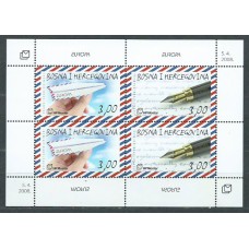 Tema Europa 2008 Herceg Bosna Yvert Hoja 11 ** Mnh