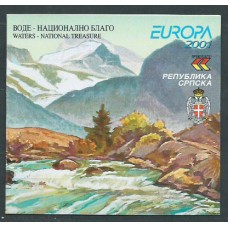 Tema Europa 2001 Serbia Pale Yvert 204a Carnet ** Mnh