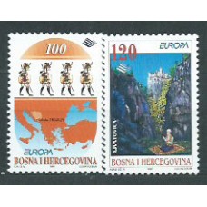 Tema Europa 1997 Bosnia Yvert 219/20 ** Mnh