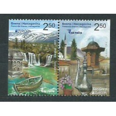 Tema Europa 2012 Bosnia Yvert 657a/8a ** Mnh