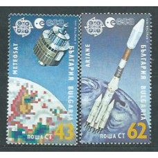 Tema Europa 1991 Bulgaria Yvert 3371/2 ** Mnh