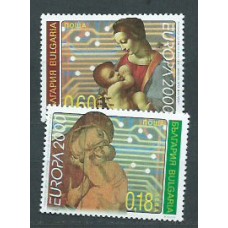 Tema Europa 2000 Bulgaria Yvert 3879/80 ** Mnh