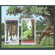 Tema Europa 2011 Bulgaria Hoja 280 ** Mnh